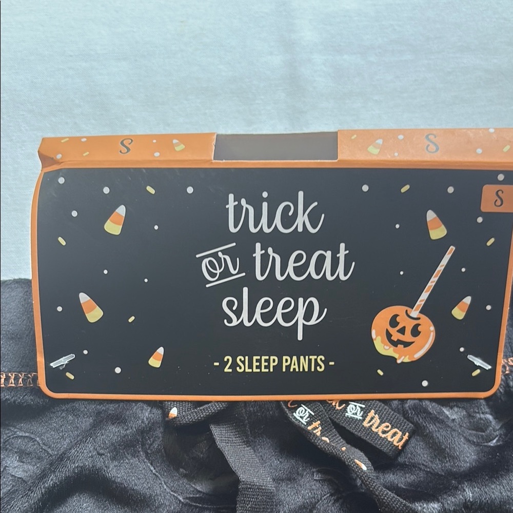 Halloween Gray and Black Themed Pajama Shorts- size small- Both included!
